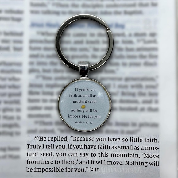 Mustard Seed if Faith - Keychain - Picture 3 of 3